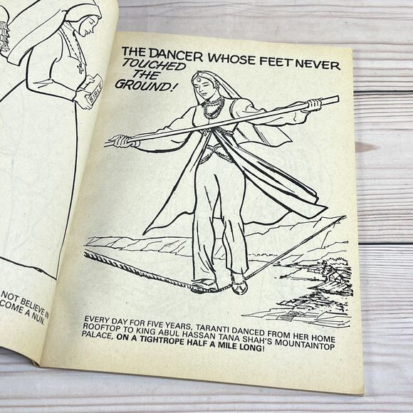 Whitman Ripleys Believe It or Not 1979 Facts Coloring Book Vintage Unused USA - Picture 6 of 7